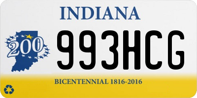 IN license plate 993HCG