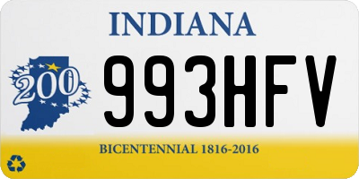 IN license plate 993HFV