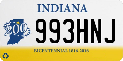 IN license plate 993HNJ