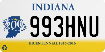 IN license plate 993HNU