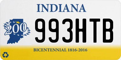 IN license plate 993HTB