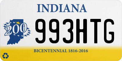 IN license plate 993HTG