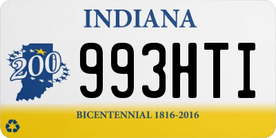 IN license plate 993HTI