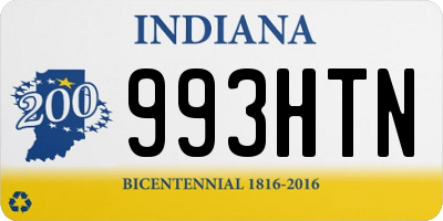 IN license plate 993HTN