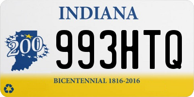 IN license plate 993HTQ