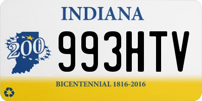 IN license plate 993HTV