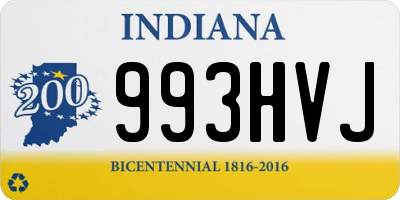 IN license plate 993HVJ