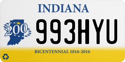 IN license plate 993HYU