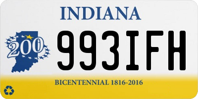 IN license plate 993IFH