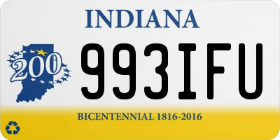 IN license plate 993IFU