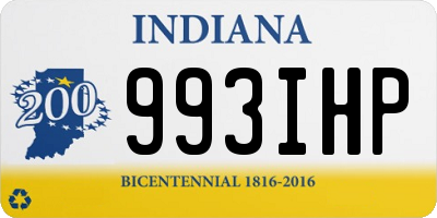 IN license plate 993IHP