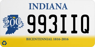 IN license plate 993IIQ