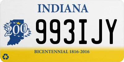 IN license plate 993IJY