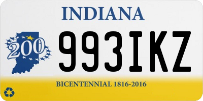 IN license plate 993IKZ