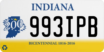 IN license plate 993IPB