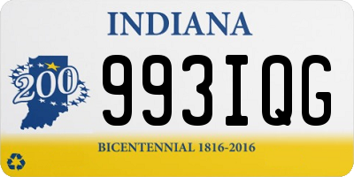 IN license plate 993IQG