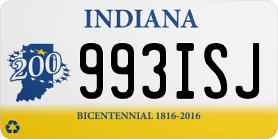 IN license plate 993ISJ