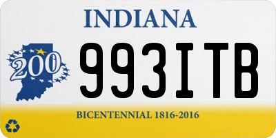 IN license plate 993ITB