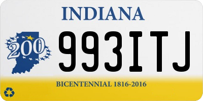 IN license plate 993ITJ