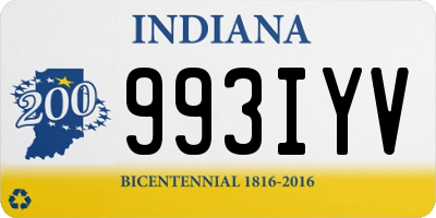 IN license plate 993IYV