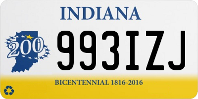 IN license plate 993IZJ