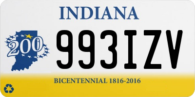 IN license plate 993IZV