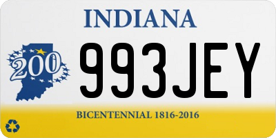 IN license plate 993JEY