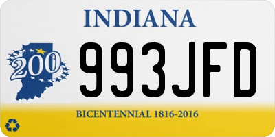 IN license plate 993JFD