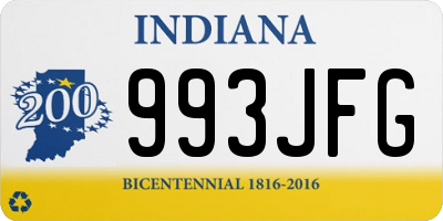 IN license plate 993JFG