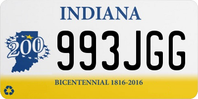 IN license plate 993JGG