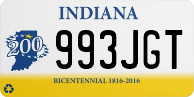 IN license plate 993JGT