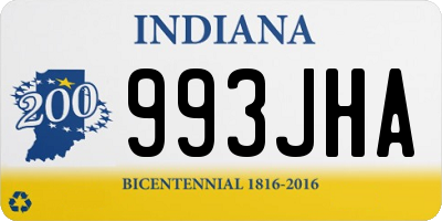 IN license plate 993JHA