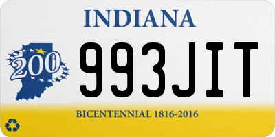 IN license plate 993JIT