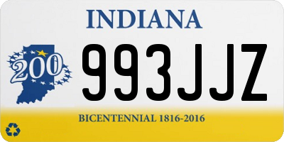 IN license plate 993JJZ