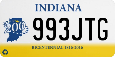 IN license plate 993JTG