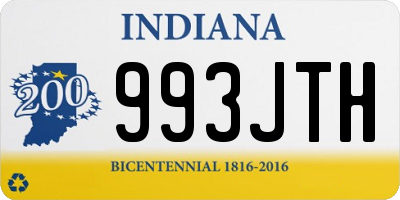 IN license plate 993JTH