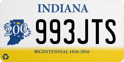 IN license plate 993JTS