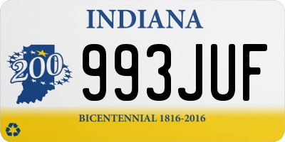 IN license plate 993JUF