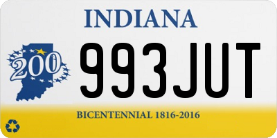 IN license plate 993JUT