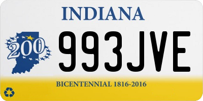 IN license plate 993JVE