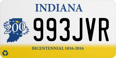 IN license plate 993JVR