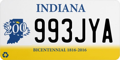 IN license plate 993JYA