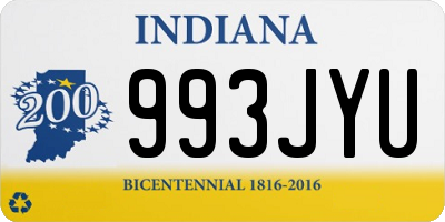 IN license plate 993JYU