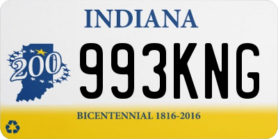 IN license plate 993KNG