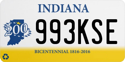 IN license plate 993KSE