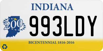 IN license plate 993LDY