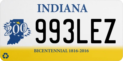 IN license plate 993LEZ