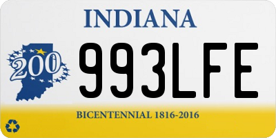 IN license plate 993LFE