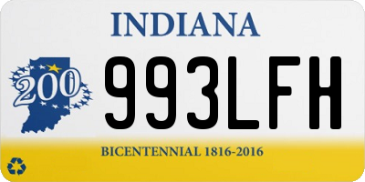 IN license plate 993LFH