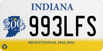 IN license plate 993LFS